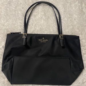 Kate spade black nylon tote Watson lane maya